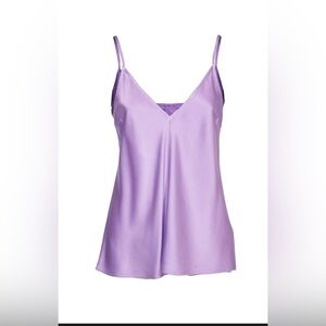 NWT FORTE FORTE
V-neck Tank Top In Purple